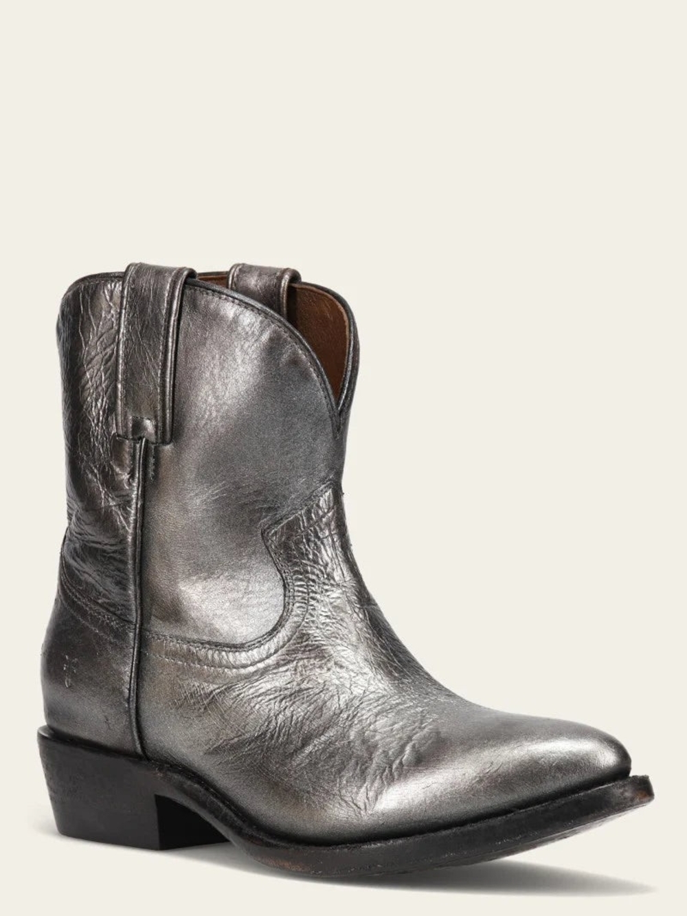 Frye Billy Short Ankle Boot Dark Pewter Size 8